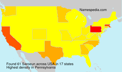 Surname Saroeun in USA Surname Saroeun in USA