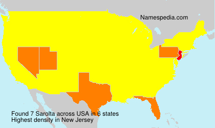 Surname Sarolta in USA
