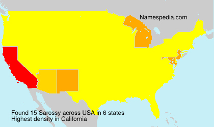 Surname Sarossy in USA Surname Sarossy in USA