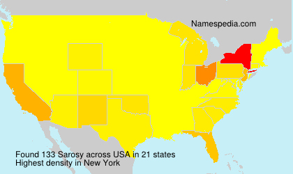 Surname Sarosy in USA Surname Sarosy in USA