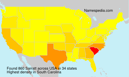 Surname Sarratt in USA Surname Sarratt in USA