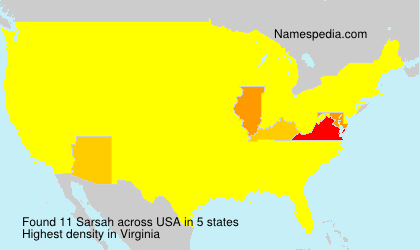 Surname Sarsah in USA Surname Sarsah in USA