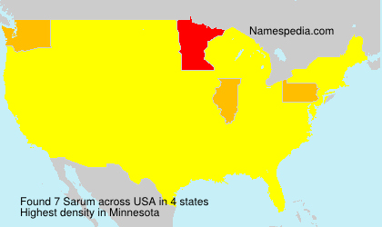Surname Sarum in USA Surname Sarum in USA