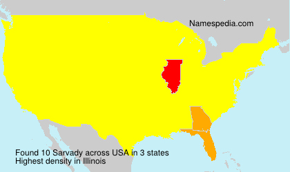 Surname Sarvady in USA Surname Sarvady in USA