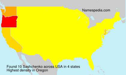 Surname Sashchenko in USA Surname Sashchenko in USA