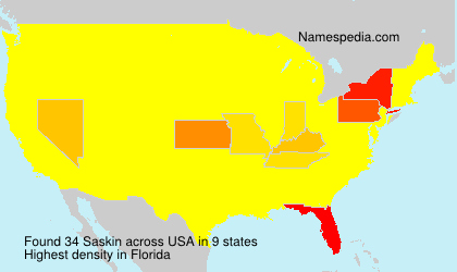 Surname Saskin in USA Surname Saskin in USA
