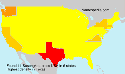 Surname Sasongko in USA