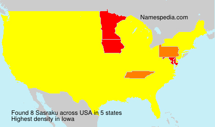 Surname Sasraku in USA Surname Sasraku in USA