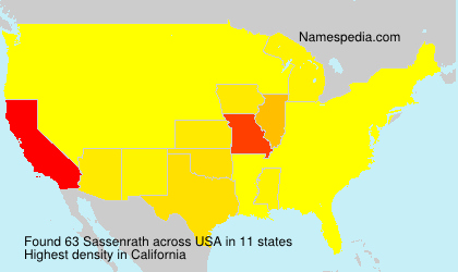 Surname Sassenrath in USA Surname Sassenrath in USA