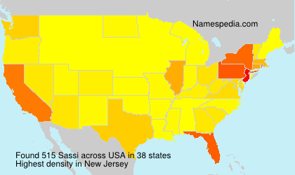 Surname Sassi in USA Surname Sassi in USA