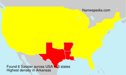 Surname Sassier in USA Surname Sassier in USA