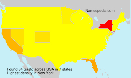 Surname Sasto in USA Surname Sasto in USA