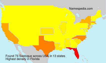 Surname Sastoque in USA Surname Sastoque in USA