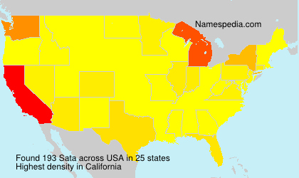 Surname Sata in USA Surname Sata in USA