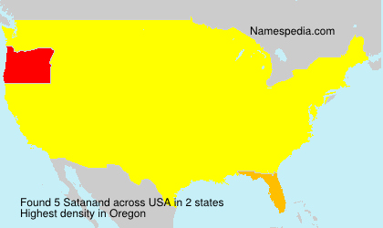 Surname Satanand in USA Surname Satanand in USA