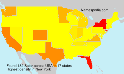 Surname Satar in USA Surname Satar in USA