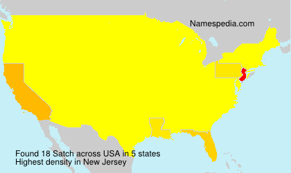 Surname Satch in USA Surname Satch in USA