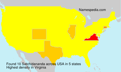 Surname Satchidananda in USA Surname Satchidananda in USA