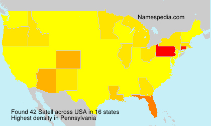 Surname Satell in USA Surname Satell in USA