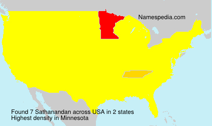 Surname Sathanandan in USA Surname Sathanandan in USA