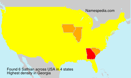 Surname Sathian in USA Surname Sathian in USA