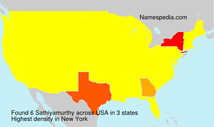 Surname Sathiyamurthy in USA Surname Sathiyamurthy in USA