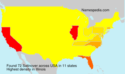 Surname Satinover in USA Surname Satinover in USA
