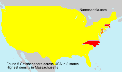 Surname Satishchandra in USA Surname Satishchandra in USA