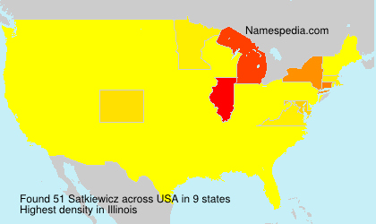 Surname Satkiewicz in USA Surname Satkiewicz in USA