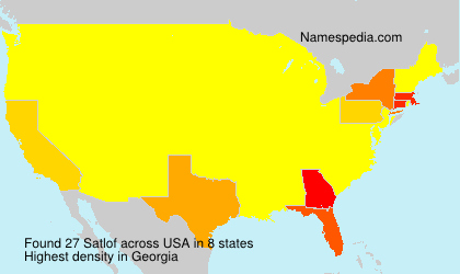 Surname Satlof in USA Surname Satlof in USA