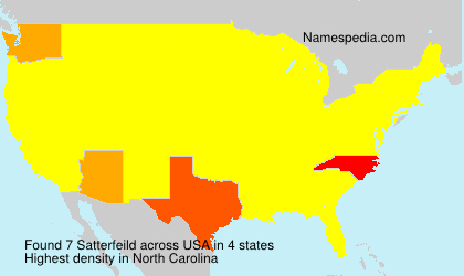 Surname Satterfeild in USA Surname Satterfeild in USA
