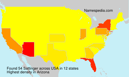 Surname Sattinger in USA Surname Sattinger in USA
