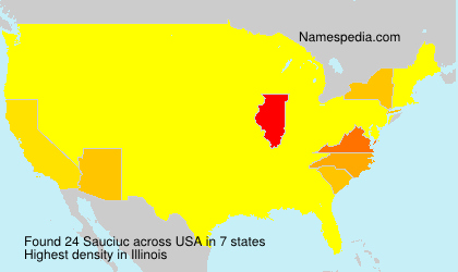 Surname Sauciuc in USA Surname Sauciuc in USA