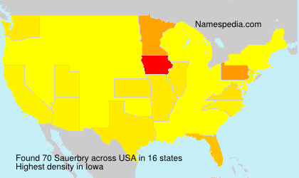 Surname Sauerbry in USA Surname Sauerbry in USA