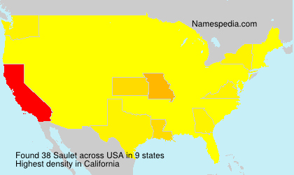 Surname Saulet in USA Surname Saulet in USA