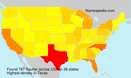 Surname Saulter in USA Surname Saulter in USA