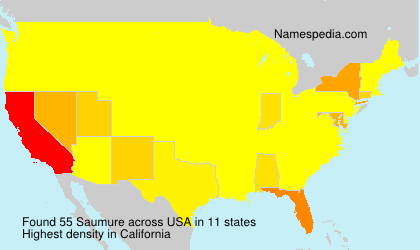 Surname Saumure in USA Surname Saumure in USA