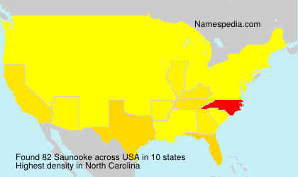 Surname Saunooke in USA Surname Saunooke in USA