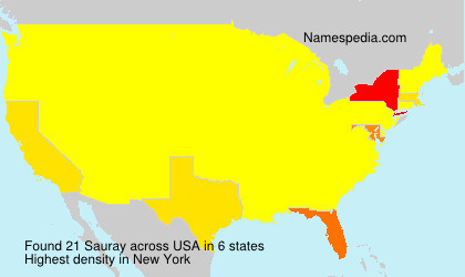 Surname Sauray in USA Surname Sauray in USA