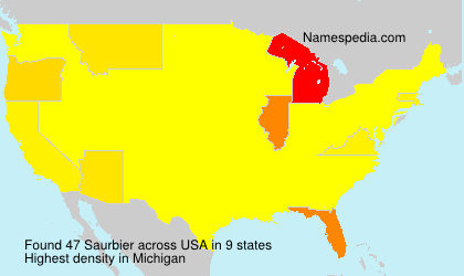 Surname Saurbier in USA Surname Saurbier in USA