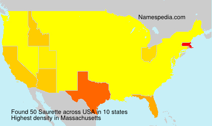 Surname Saurette in USA Surname Saurette in USA