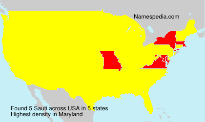 Surname Sauti in USA Surname Sauti in USA