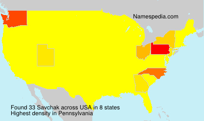 Surname Savchak in USA Surname Savchak in USA
