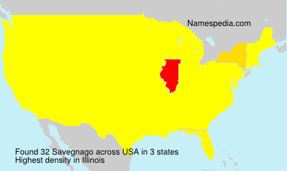 Surname Savegnago in USA Surname Savegnago in USA
