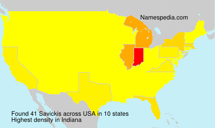 Surname Savickis in USA Surname Savickis in USA