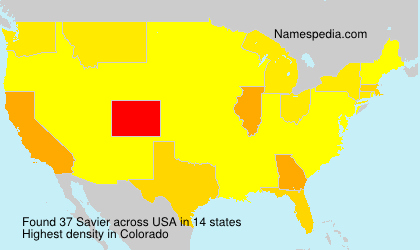 Surname Savier in USA Surname Savier in USA