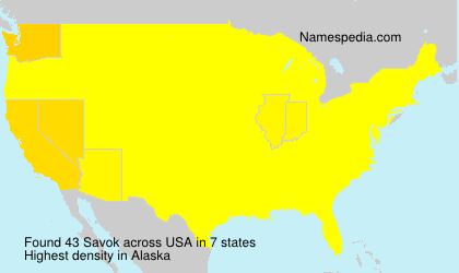 Surname Savok in USA Surname Savok in USA