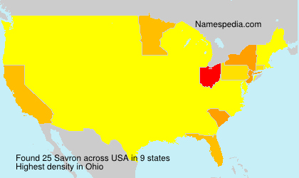 Surname Savron in USA Surname Savron in USA