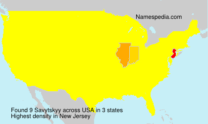 Surname Savytskyy in USA Surname Savytskyy in USA