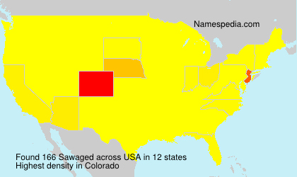 Surname Sawaged in USA Surname Sawaged in USA